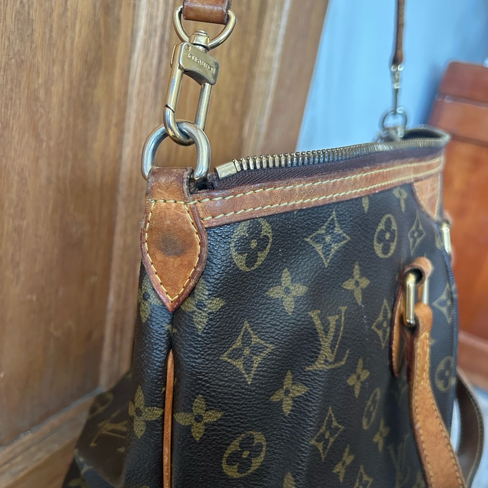Louis Vuitton Monogram Palermo PM Shoulder Bag w/ Strap Brown - Picture 9 of 17